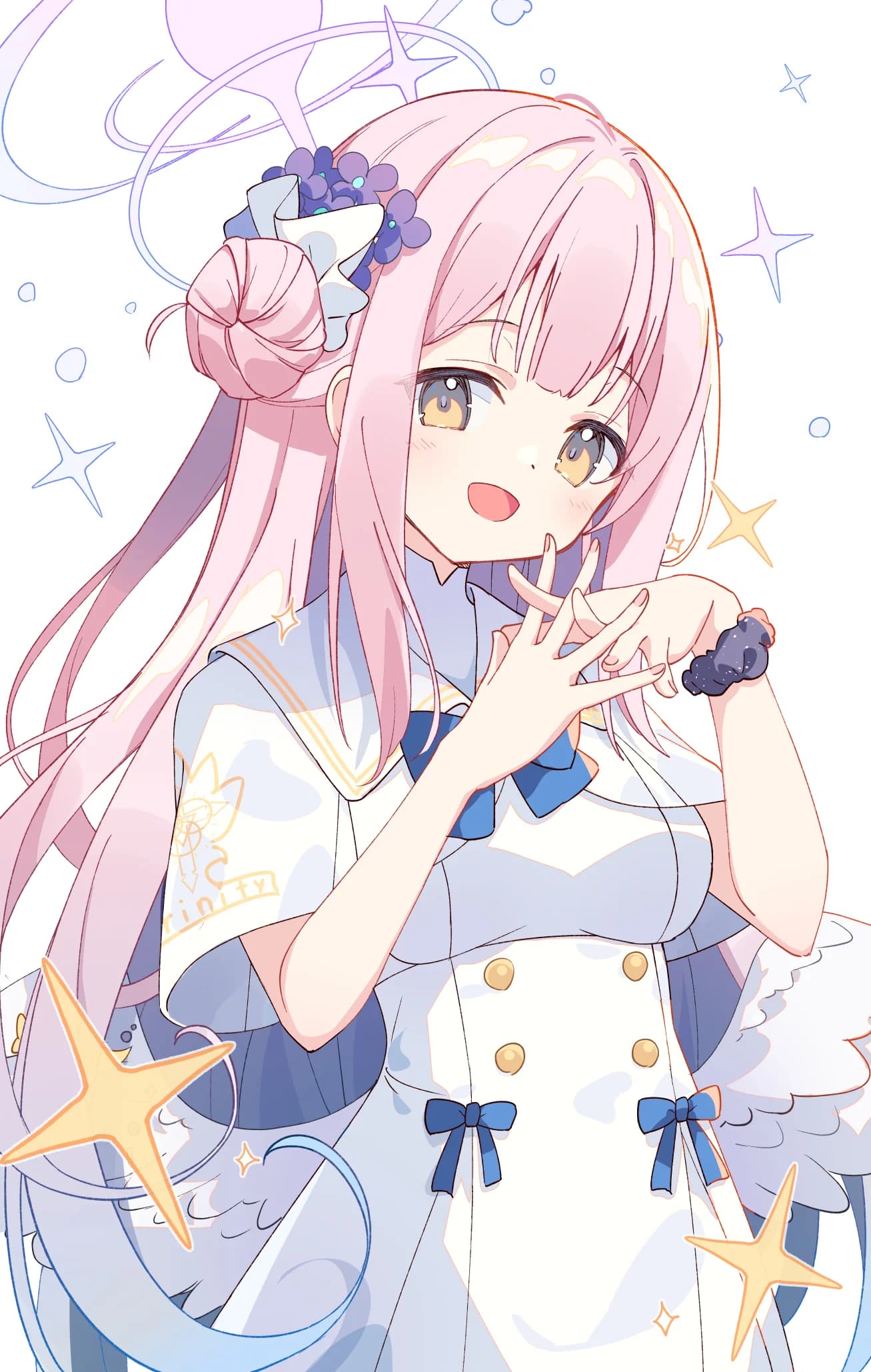 纵向角色肖像插画